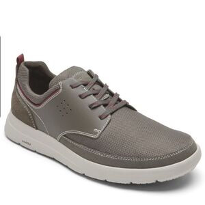 Rockport Truflex‎ Cayden Plain Toe Leather Mesh Gray